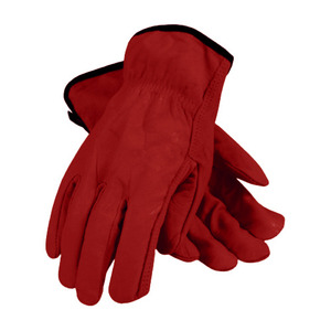 ถุงมือทำงานสะท้อนแสงคุณภาพสูง ทนทาน ป้องกันภัยส่วนบุคคล ทำจากหนังแพะเนื้อเรียบ สำหรับงานทั่วไป ปกป้องมือและแขน - Product Image 3