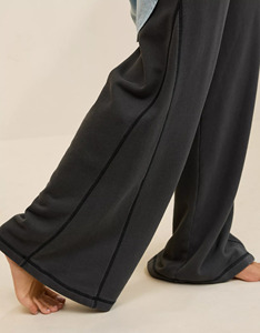 Pantalon de jogging ample gris foncé pour femme, en polyester et coton, coupe oversize, qualité supérieure OEM - Product Image 5