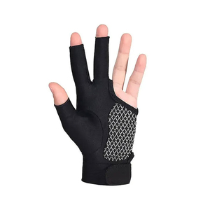 Ventes chaudes, fabricant OEM, gants de snooker unisexes, gants de billard de qualité supérieure, gants de snooker durables à trois doigts - Product Image 2