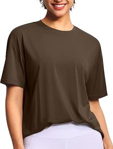เสื้อยืดสตรีทแวร์โลโก้แบบกำหนดเอง เสื้อยืดผ้าฝ้ายทรงหลวมสำหรับผู้หญิง เสื้อยืดคอกลมโอเวอร์ไซส์สุดหรูสำหรับผู้หญิง - Product Image 1