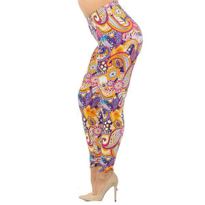Leggings de sport personnalisés de haute qualité pour femmes, taille haute, compression douce, séchage rapide, pour yoga et fitness - Product Image 4