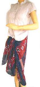 ผ้าปาเรโอโพลีเอสเตอร์ชีฟองคุณภาพดีที่สุดจากอินเดีย ดีไซน์ล่าสุด ผ้าซารองพิมพ์ลายดิจิทัล ชิ้นเดียว มีไซส์พลัส ราคาจาก Lowellcraft - Product Image 2