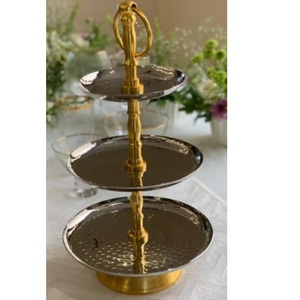 Party Table Top Decoration Metal and Wood Cup <b>Cake</b> <b>Server</b> Stand Attractive Design Customized Finishing <b>Cake</b> Stand - Product Image 6