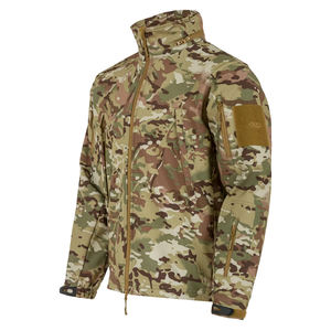 เสื้อแจ็คเก็ตซอฟต์เชลล์คอตั้งปักโลโก้ได้ กันน้ำ กันลม เหมาะสำหรับงานกลางแจ้ง มีกระเป๋าหน้า ผลิตจากโรงงาน - Product Image 1