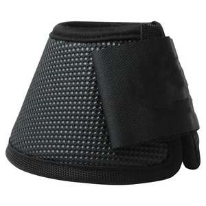 2026 High Quality Customized Wholesale <b>Black</b> PVC Horse Bell Boots with Mesh and <b>Velcro</b> Straps - Product Image 2