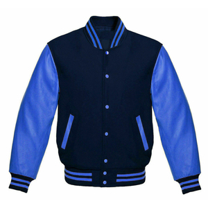 แจ็คเก็ต Letterman Varsity รุ่นใหม่สำหรับทุกเพศ ผลิตจากผ้าขนสัตว์ 100% กันลม แห้งเร็ว แขนยาว ใส่สบายในฤดูหนาว - Product Image 4