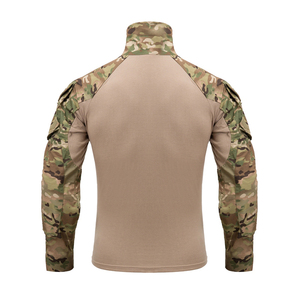 Custom Camouflage Uniform Breathable 100% Cotton Custom Logo Embroidery Outdoor Sports Training Outfit Factory Wholesale Supply - Product Image 4