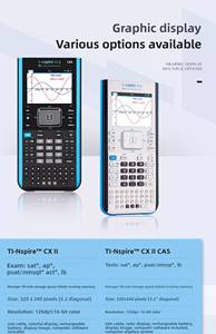 Calculadora Gráfica TI-inspire CX II de Texas Instruments con CAS y Pantalla Multicolor para Exámenes SAT, Programación IB, ACT y AP - Product Image 2