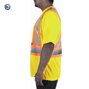 Camisa de Seguridad de Alta Visibilidad para Trabajo, Ajuste Cómodo con Detalles Reflectantes para Trabajos al Aire Libre y en Obras - Product Image 5