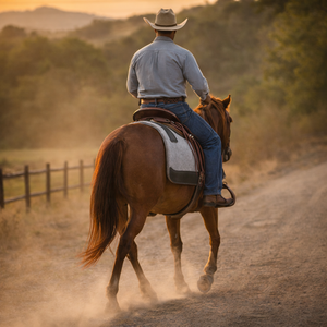 Selle de cheval classique confortable en feutre de laine et de polyester avec absorption des chocs pour l'entraînement sportif, prête à être expédiée - Product Image 6