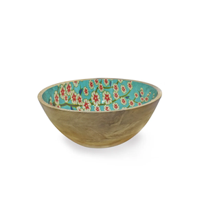 Tazón de Madera Natural de Lujo Clásico, Plato Moderno Decorativo para Servir Frutas, Aperitivos, Ensaladas, para la Cocina, Comedor, Decoración del Hogar, Hecho a Mano - Product Image 4