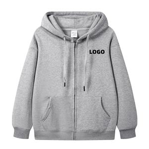 Sudadera de moda para hombre al por mayor, de tejido grueso, cuello redondo, manga holgada, color liso, personalizable - Product Image 4