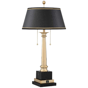 Gold Crocodile Texture Table Lamp with White Drum <b>Shade</b> for Bedroom Lighting Decor Handmade Table Lamps On Sale - Product Image 5