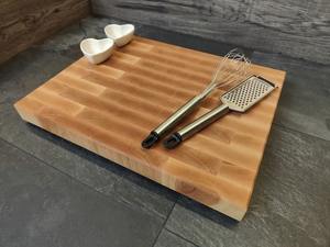 Tabla de Cortar de Madera Natural Sólida, Ideal para Picar, Rebanar y Cortar en Cubos, Disponible a Precio de Fábrica - Product Image 4