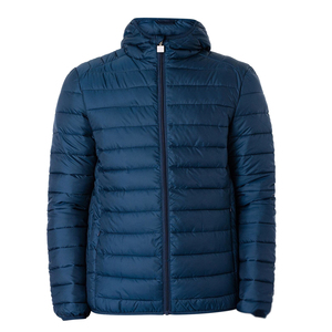 Super Quality Men's Padded Puffer <b>Work</b> <b>Jacket</b> Stand Collar Front Logo Waterproof Winter Coat-Wholesale - Product Image 3