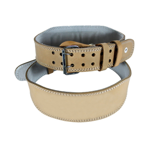 เข็มขัดยกน้ำหนักหนังแท้จากผู้ผลิต OEM คุณภาพสูง ปรับได้ สำหรับออกกำลังกายในยิม ขายส่งจากโรงงาน รับทำโลโก้ตามสั่ง - Product Image 1