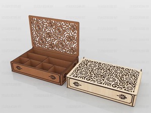 Modern Wooden Bakhoor <b>Burner</b> Sleek Polished Wood Design <b>for</b> Home and Office Decor Natural Finished and Arabic Design Details - Product Image 3