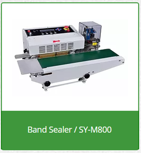 เครื่องซีลปากถุงกึ่งอัตโนมัติ รุ่น WU-HSING WSY-800 พร้อมระบบพิมพ์วันที่ สำหรับถุงบรรจุอาหาร ใช้ความร้อนคงที่ - Product Image 3