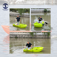 Offre Spéciale – Bateau Pliant en Plastique de 2,1 m à 3,3 m pour 3-4 Personnes, Bateau de Pêche Détachable pour Voiture SUV, Idéal pour les Voyages
