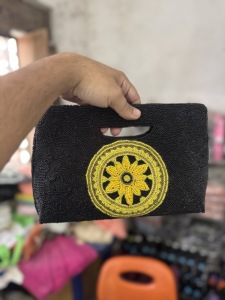 Indian Modern Bohemian Summer Embroidery Designer Handmade <b>Beaded</b> Messenger Bags Light Weight Large Capacity Women Evening Bags - Product Image 6