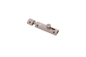 Loquet de sécurité moderne en aluminium demi-rond pour porte, finition PVD Or Rose, Acier Inoxydable Mat, AB Mat, Or PVD, Noir - Product Image 4