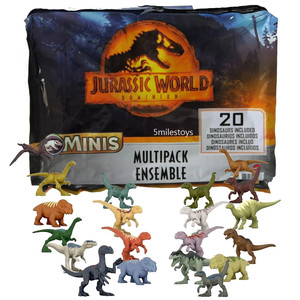 Pour Jurassic World Dominion, lot de 20 mini-dinosaures avec Tyrannosaurus Rex - Product Image 1