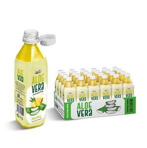 Nawon Brand Natural Fresh-Squeezed Low-Fat Aloe Vera Juice Drink <b>Cubes</b> Binh Duong Manufacture PET Bottle 500ml Good Price Free - Product Image 2