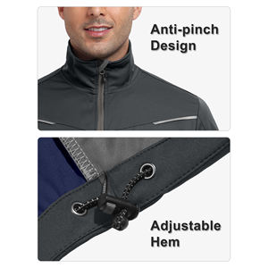 Veste de baseball à manches courtes de haute qualité, séchage rapide, tissu extensible respirant, couleurs personnalisées, vestes pour hommes de baseball et softball - Product Image 6