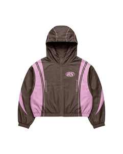 Ensemble de survêtement sport coupe-vent deux pièces personnalisé pour homme, grande taille, en nylon et polyester, imprimé uni, veste et pantalon de jogging - Product Image 3