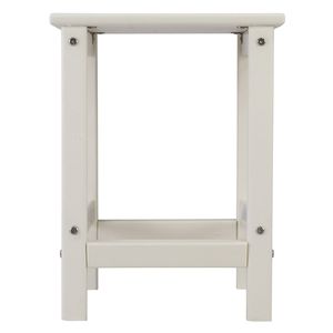 Tavolino Quadrato in HDPE Bianco a Strato Singolo 36*36*47cm per Arredamento Soggiorno - Product Image 2