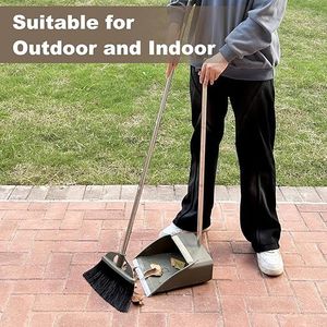 Set Scopa e Paletta con Manico Lungo - Product Image 2