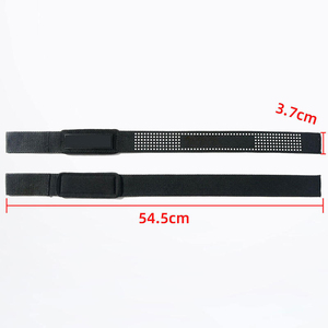 Sangles de musculation en coton de 23 pouces pour l'haltérophilie, l'entraînement de force, le powerlifting et les soulevés de terre pour hommes - Product Image 3