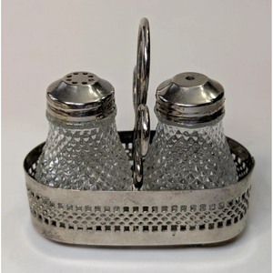 Juego de Saleros y Pimenteros Metálicos con Base Plateada de Cristal Tallado en Diamante, Herméticos, Ecológicos, Duraderos, Aptos para Alimentos, Herramientas para Hierbas y Especias - Product Image 6