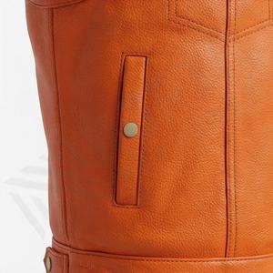 Chaqueta de Motociclista de Cuero Genuino para Hombre de la Mejor Calidad, Nueva Colección de Invierno, Chaquetas de Motocicleta con Protecciones Desmontables Personalizadas - Product Image 5