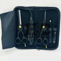Ciseaux de coiffure professionnels, pinces, ciseaux de barbier en acier inoxydable tranchant, rasoir à 28 dents en caoutchouc, ensemble de coiffure