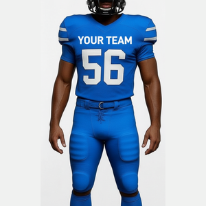 Maillot de football personnalisé de haute qualité avec design sublimé unique, ensemble de maillots de football américain respirants pour hommes - Product Image 5