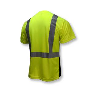 Camisetas de trabajo reflectantes de alta visibilidad IOTA SPORTS para hombre, camiseta reflectante de seguridad de secado rápido - Product Image 5
