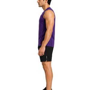 Chemise de compression sans manches pour homme, tissu extensible à séchage rapide, idéale pour un style de vie actif et un confort tout au long de la journée - Product Image 3