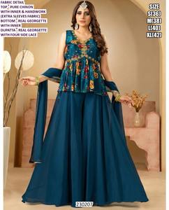 ชุดสูทดีไซน์เนอร์สำหรับผู้หญิง Gulika Traditional Bhandhani Dupatta ผ้าคลุมยาวแบบพื้น ทรงปกติ แห้งเร็ว เหมาะสำหรับงานแต่งงานและงานปาร์ตี้ทุกฤดูกาล - Product Image 3