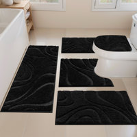Customised Ultra-fine Fiber Commerce Bathroom <b>Mat</b> Set 5 Piece Washroom Ultra Soft Memory Foam Rug Low Shipcost - Product Image 3