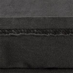 T-shirt décontracté à manches courtes en coton tricoté gris foncé pour homme, coupe classique, style streetwear - Product Image 5