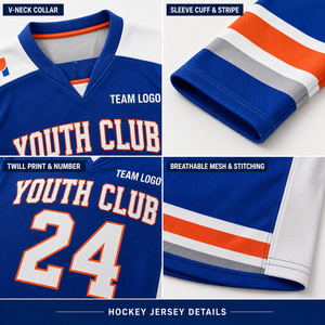 Factory Direct Lightweight Hockey Jersey Custom Ice Hockey Jersey OEM ODM Wholesale Sublimation Custom Logo - Product Image 2