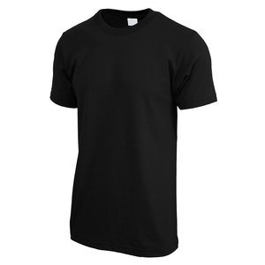 Men's Gray Short Sleeve O-Neck Knitted Casual T-Shirt Regular Fit Solid Pattern 100% Cotton Jersey Fabric - Product Image 5