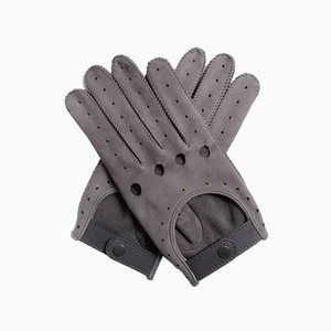 Guantes de Conducción de Cuero Perforado, Transpirables, Unisex, para Carreras de Motos, con Correa de Muñeca Ajustable, para Deportes al Aire Libre - Product Image 3