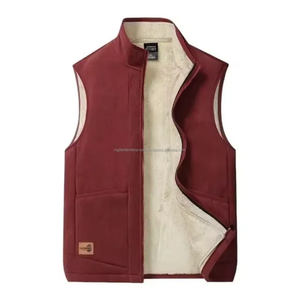 Gilet pour homme à coupe ajustée, tendance actuelle, vêtement décontracté avec tissu en toile et duvet de canard, dernier style - Product Image 1