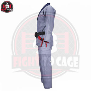 Uniforme de BJJ Flexible, Transpirable, Ligero y de Larga Duración, Ropa de Artes Marciales Estampada de Poliéster y Algodón - Product Image 4