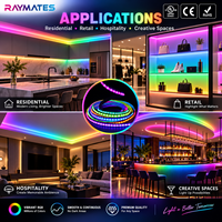 Bande LED adressable WS2811 SPI RGB IC 24V 720 LED/m 12mm avec garantie de 3 ans pour éclairage d'affichage intelligent KTV/Bar/Club