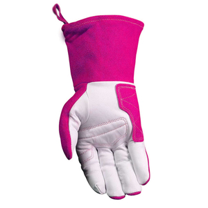 Custom-Made Heavy Duty Cow Split Leather Welding Work <b>Gloves</b> Heat Resistant And Fireproof <b>For</b> BBQ Working Hand Safety <b>Gloves</b> - Product Image 4