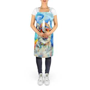 Large Multicolor Alaskan Malamute Hippie Dawg Unisex <b>Apron</b> <b>for</b> Kitchen <b>Cooking</b> Baking Crafts Gardening-<b>for</b> Adult Women Men - Product Image 5