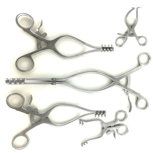Rétracteur auto-serrant Beckman Adson, ensemble de 5 pièces, instruments orthopédiques en acier inoxydable, fournisseur OEM ODM - Product Image 3